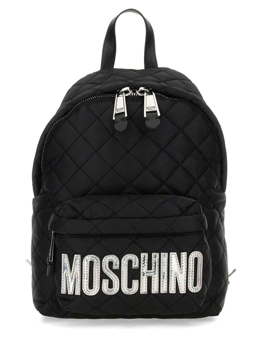 Moschino Quilted Nylon Backpack