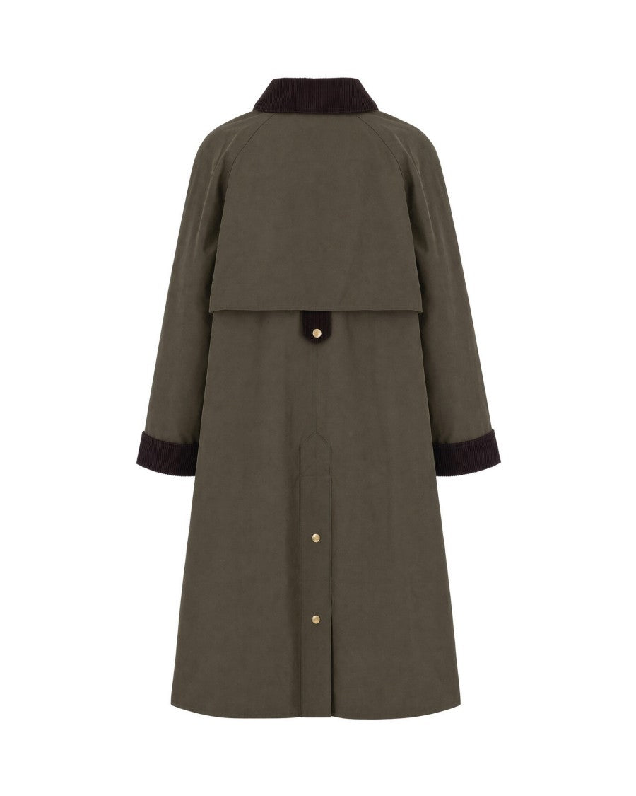 Barbour Oversized Long Waxed Cotton Coat
