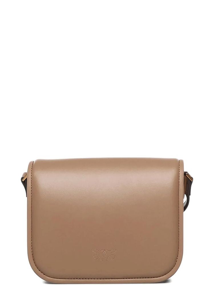 Pinko Mini Love Box Shoulder Bag In Soft Cow Leather