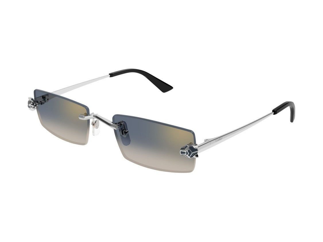 Cartier Ct0598s Rimless Rectangular Gradient Sunglasses