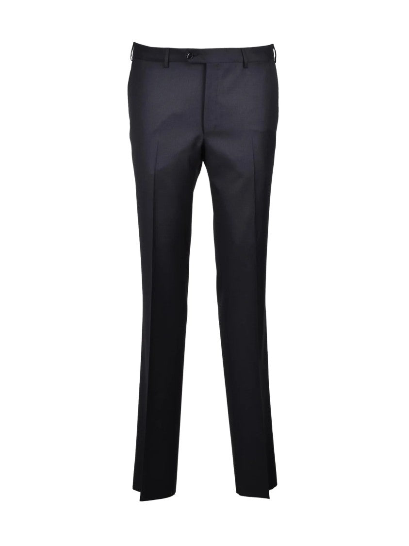 Pal Zileri Black Wool Men Suit