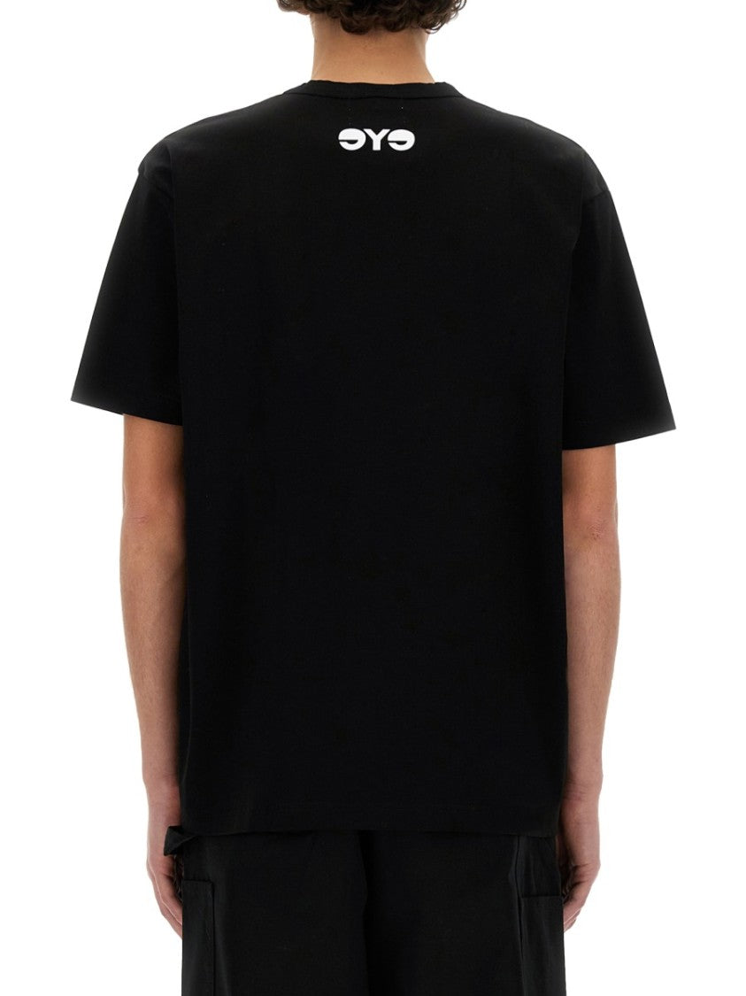Junya Watanabe Oversized Black Graphic Tee