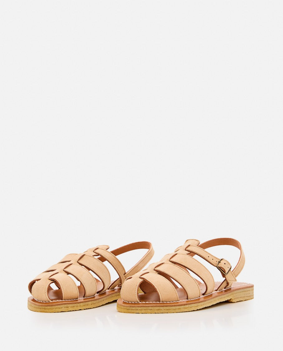 K Jacques St Tropez Lemonia Leather Sandal