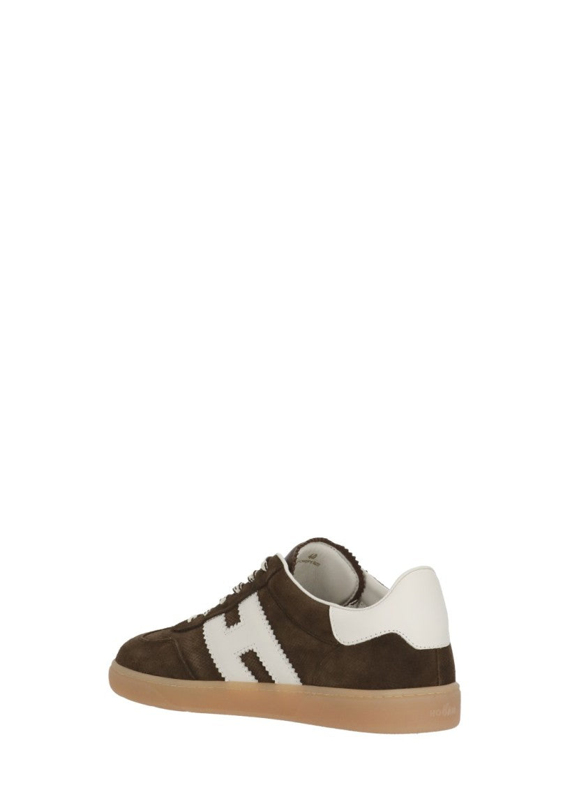 Hogan Brown Cool Iconic H Sneakers