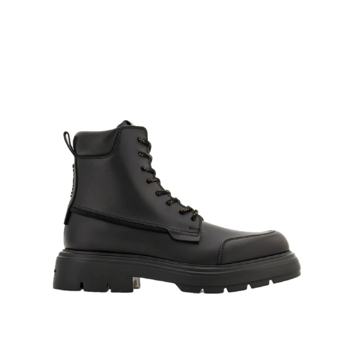 Salvatore Ferragamo Lace-Up Boots With Smooth Leather Upper