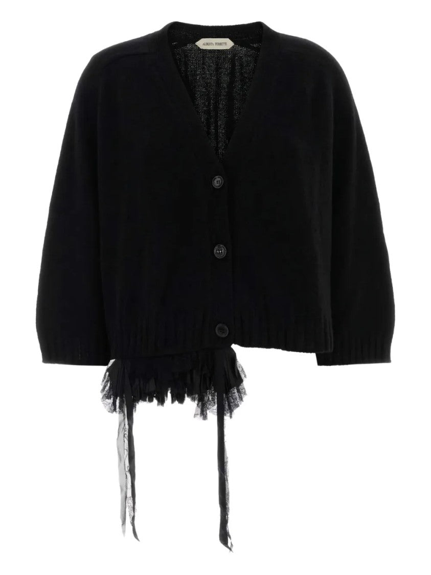 Alberta Ferretti Delicate Knit Texture Sweater