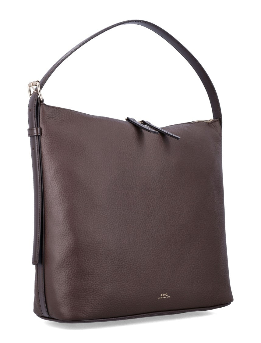 A.P.C. Vera Leather Bag With Adjustable Strap