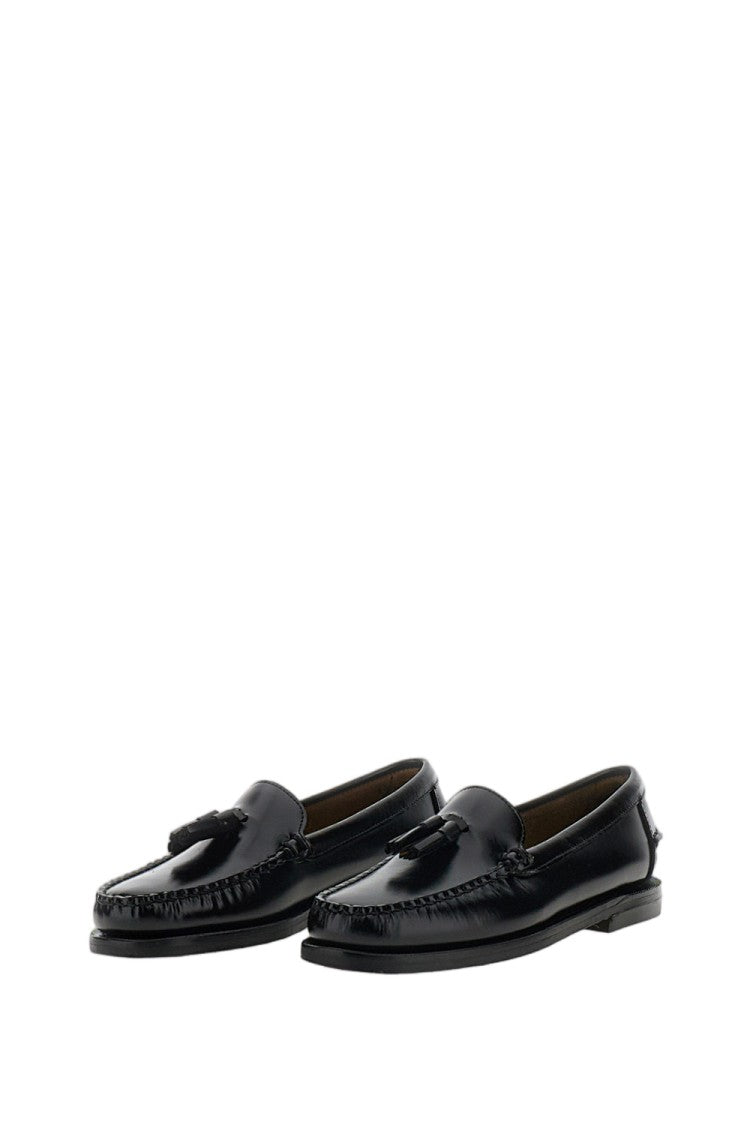 Sebago Black Will Classic Leather Tassel Loafers
