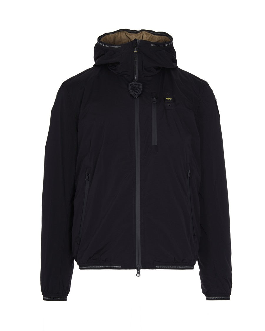 Blauer Black Devon Water-Repellent Faux Fur Lined Jacket