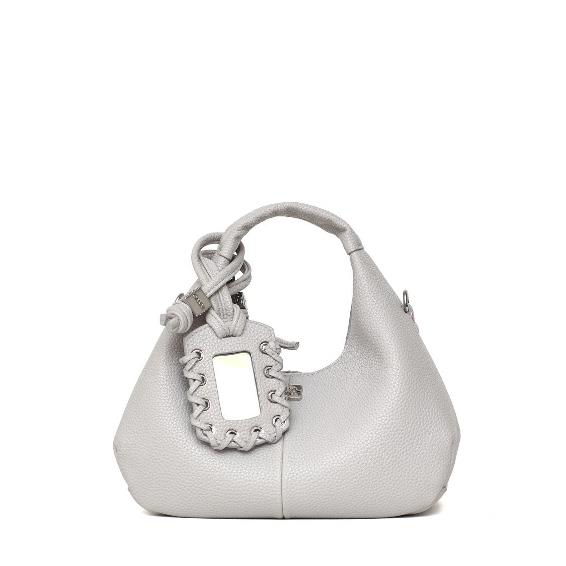 Ganni Grained Leather Adjustable Strap Mini Handbag
