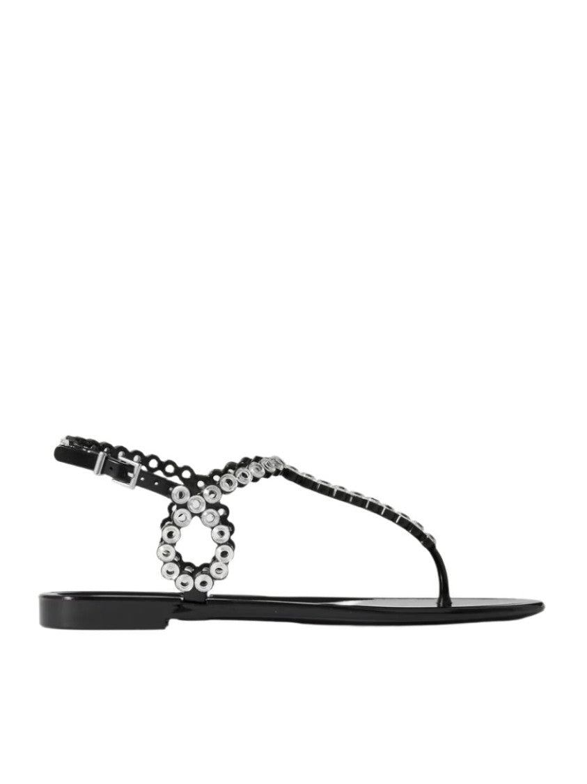 Aquazzura Almost Bare Crystal Jelly Sand