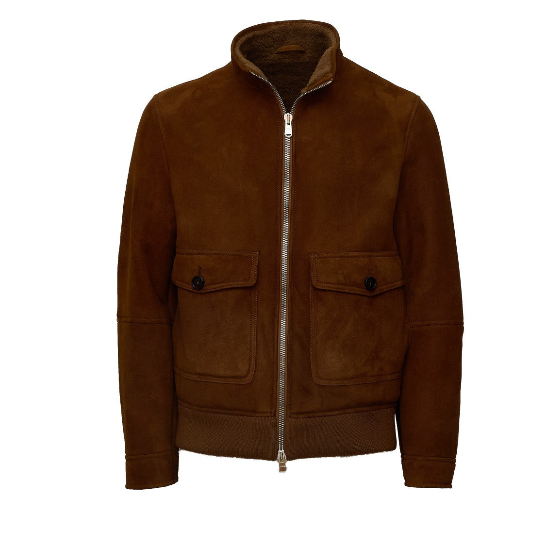 Dondup High-Collar Shearling Jacket