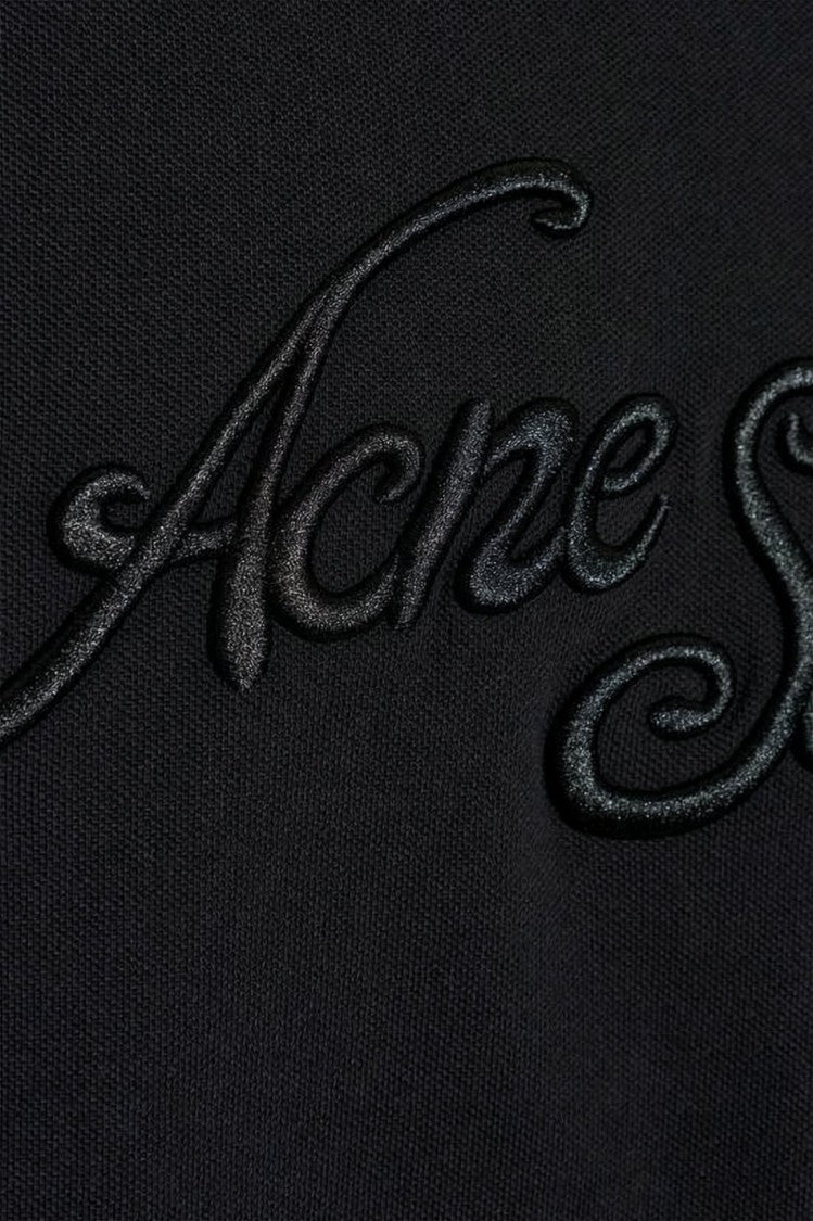 Acne Studios Short-Sleeved T-Shirt With Embossed Logo Detail