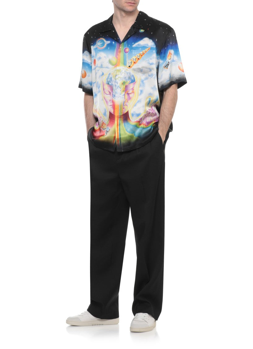 Casablanca Black Essential Experience Casual Shirt
