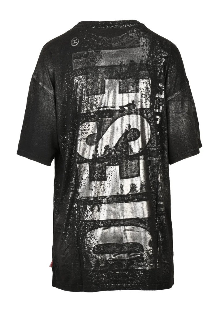 Diesel Grey Viscose Women's T-Shirt