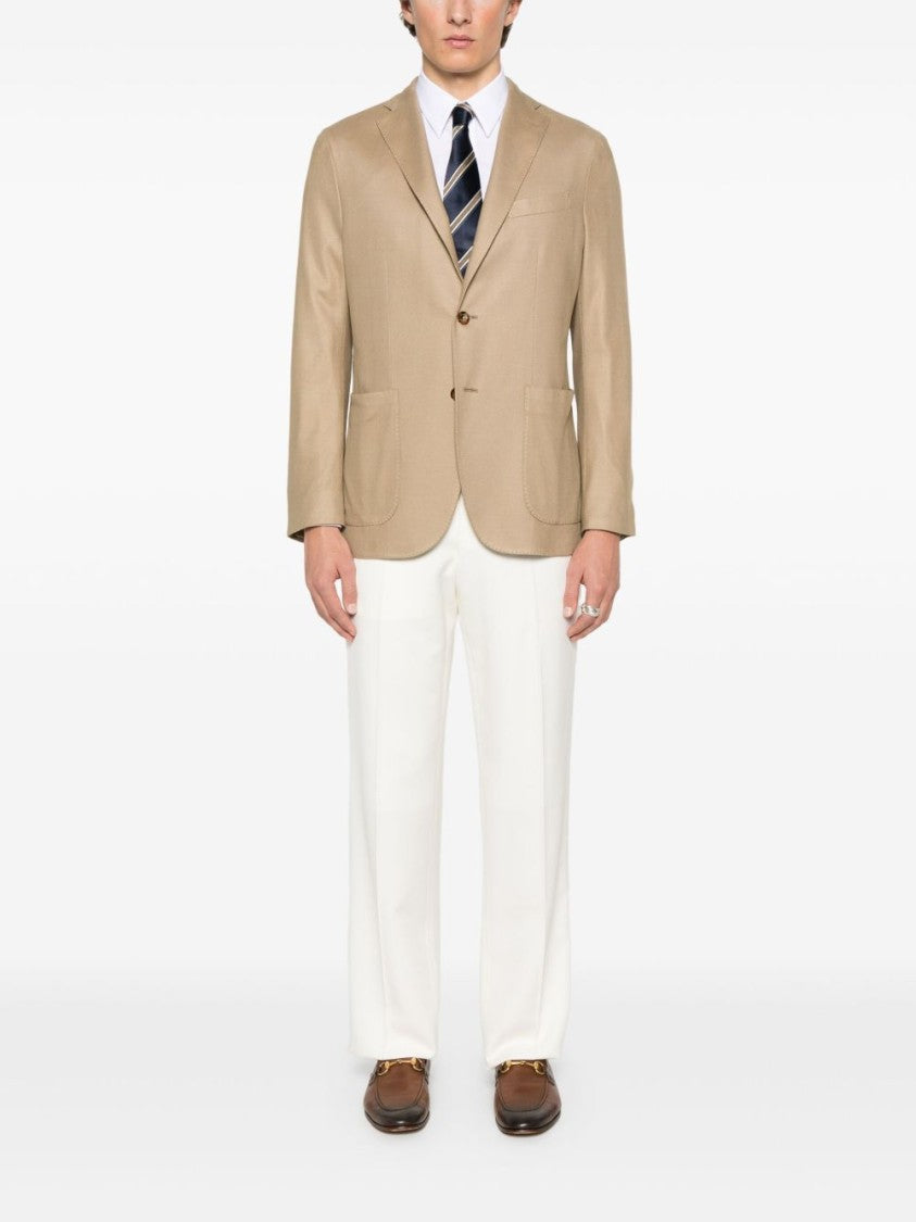 Boglioli Camel Brown Cotton Jacket