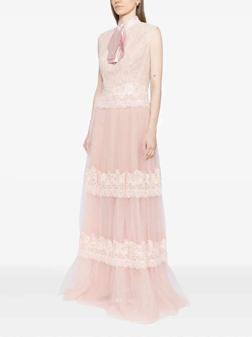 Saiid Kobeisy Lace Long Dress