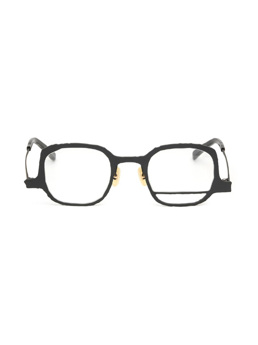 Masahiromaruyama Black Mm/0072 No.2 Geometric Gold Frames