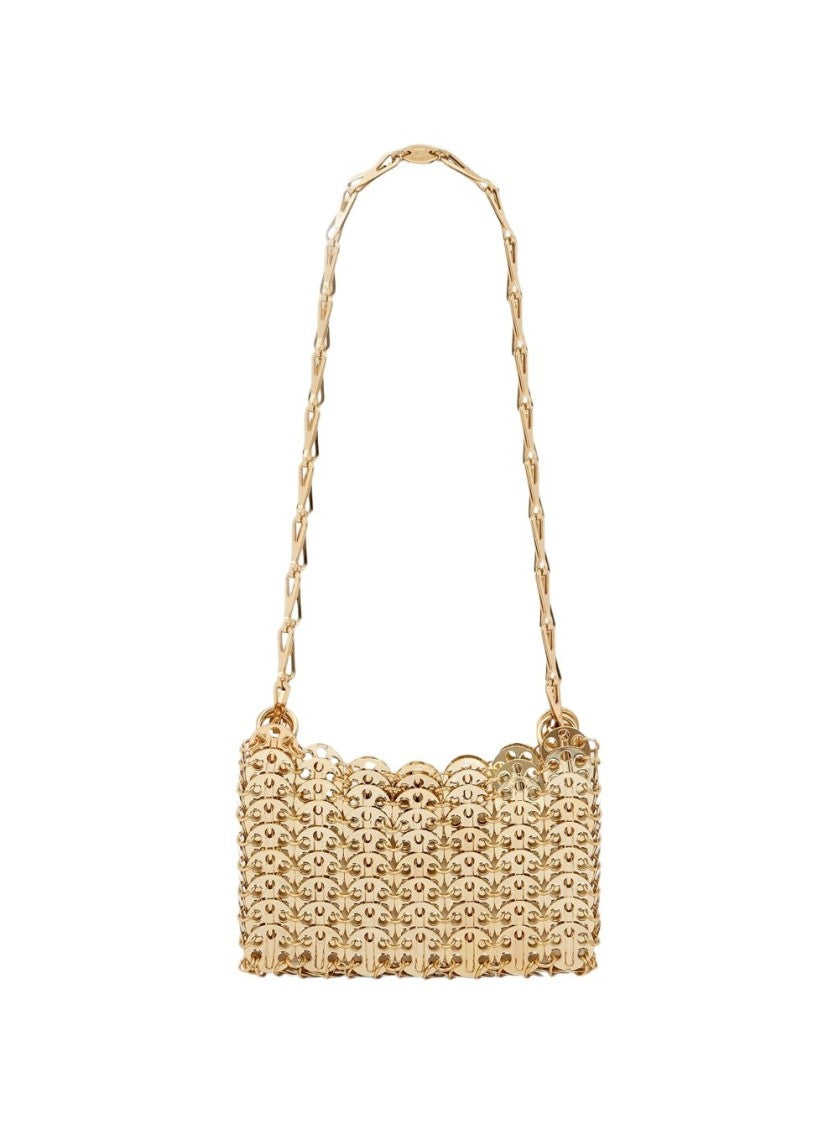 Rabanne Iconic Nano 1969 Bag Light Gold