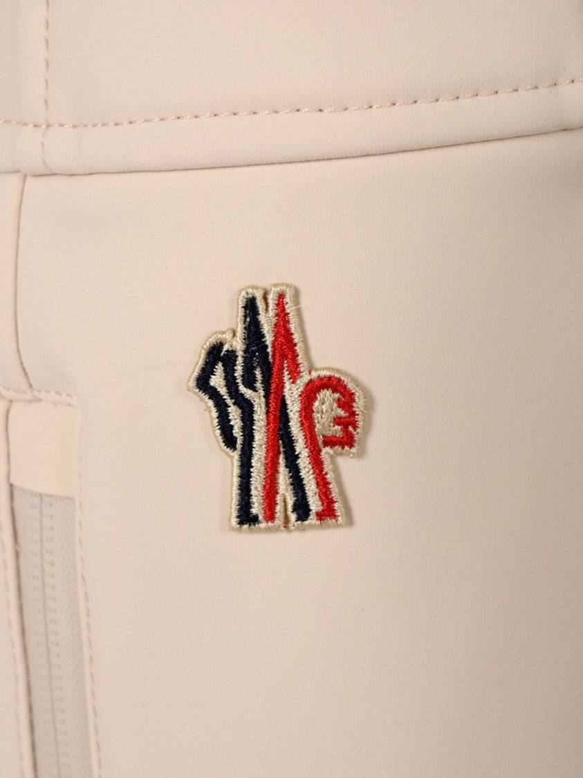 Moncler Grenoble Tailored Trousers With Zippered Pockets And Flared Leg