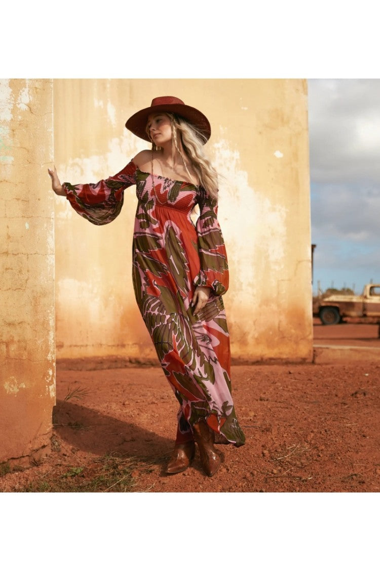 Miss June Olympe Maxi Dress Pink