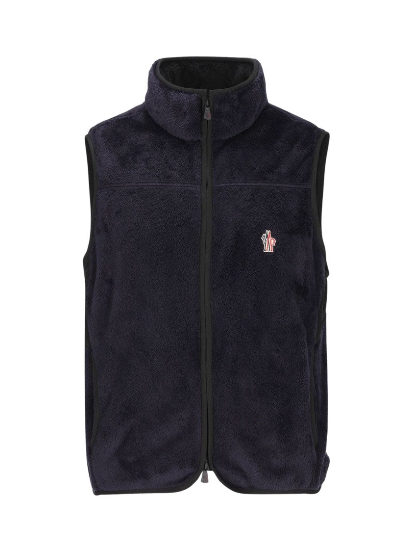 Moncler Grenoble Midnight Blue Fleece Vest