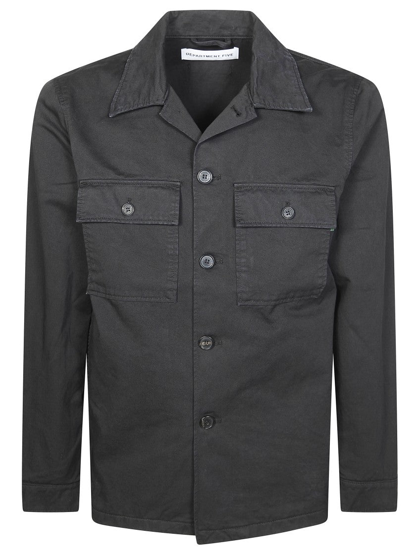 Department 5 Men Boxy Cotton Shirt Jacket
