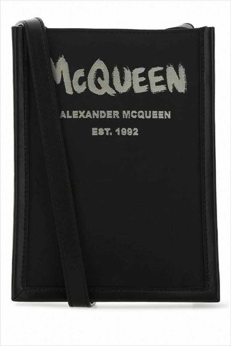 Alexander Mcqueen Rectangular Crossbody Bag With Bold Print