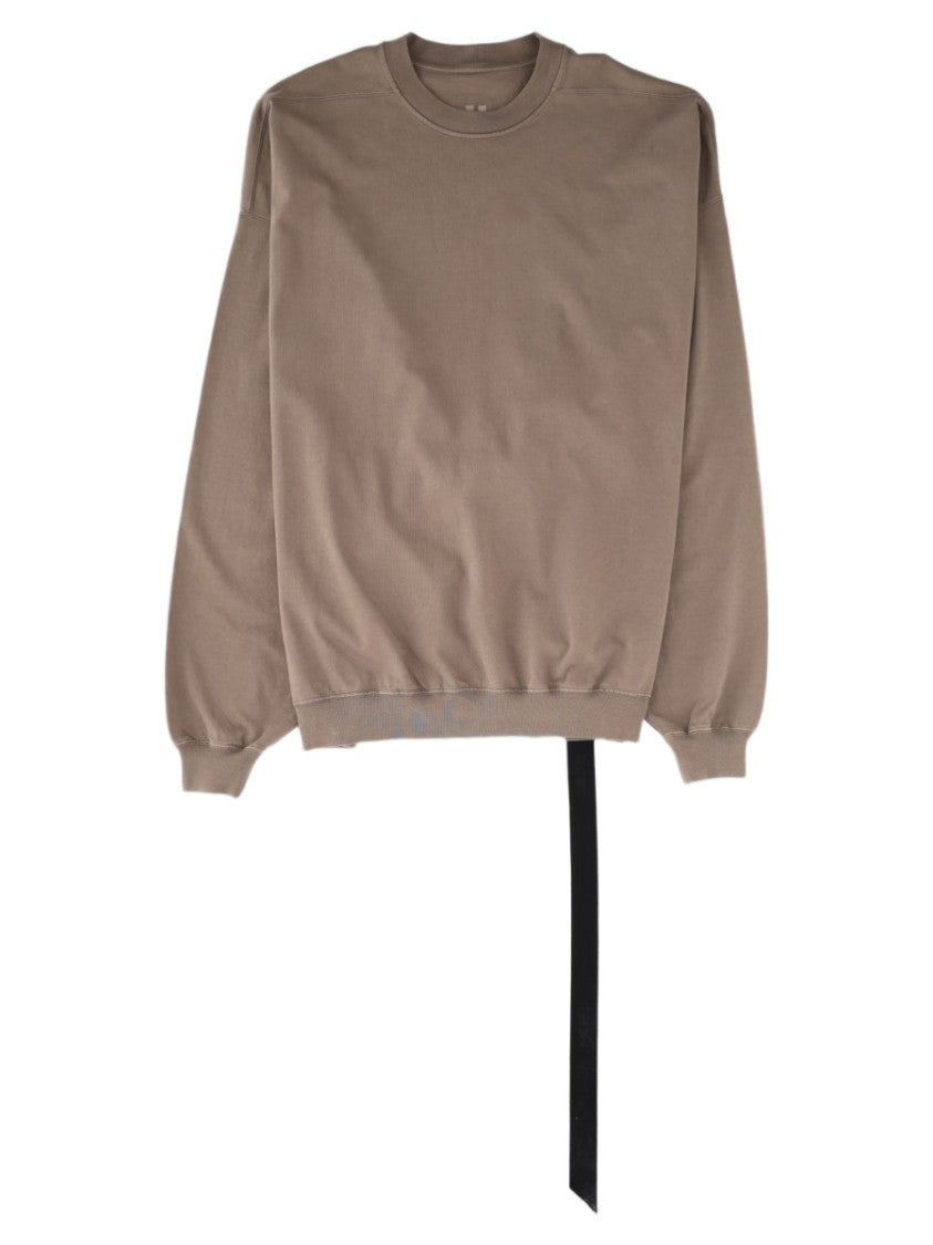 Drkshdw By Rick Owens Grey Long Sleeve Strap Cotton Sweatshirt