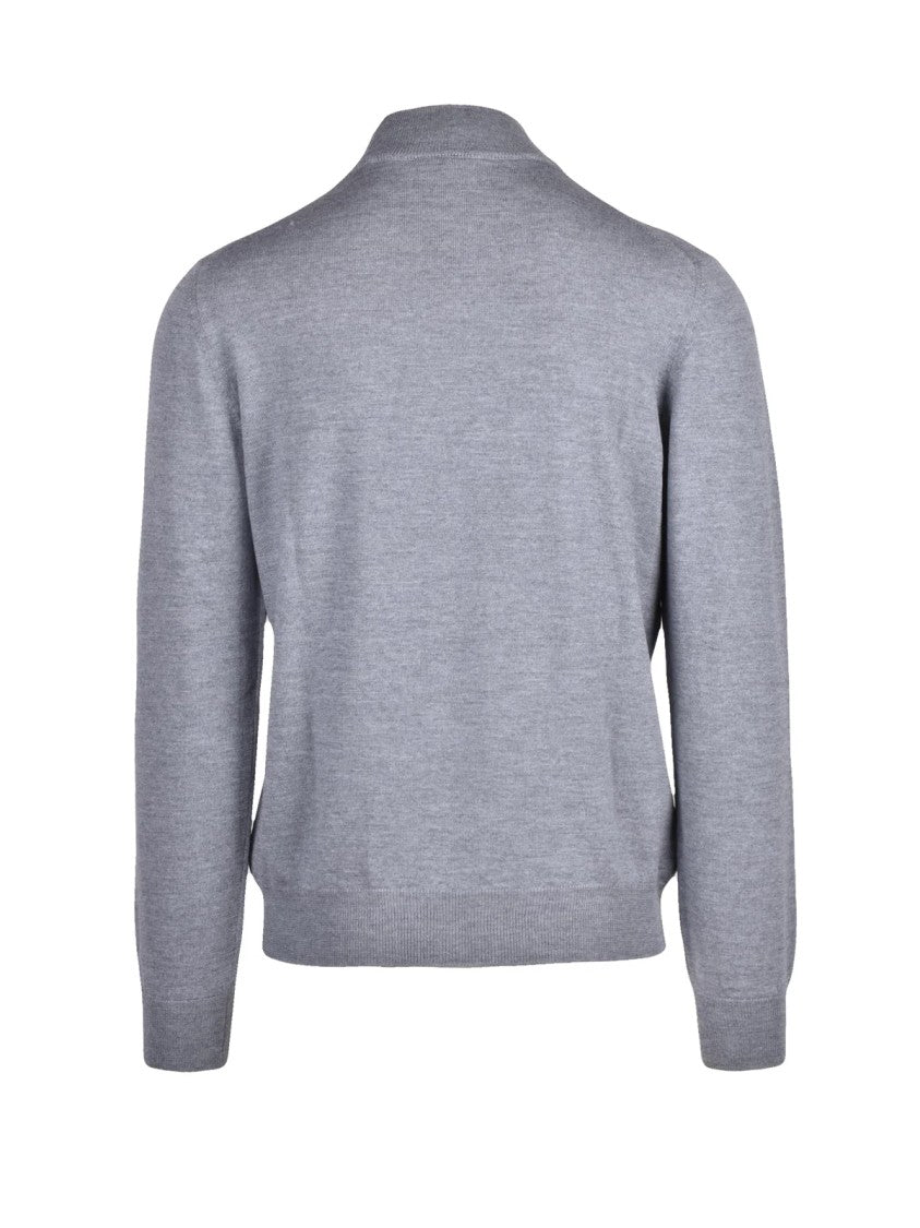 Gran Sasso Turtleneck Sweater In Fine-Knit Virgin Wool