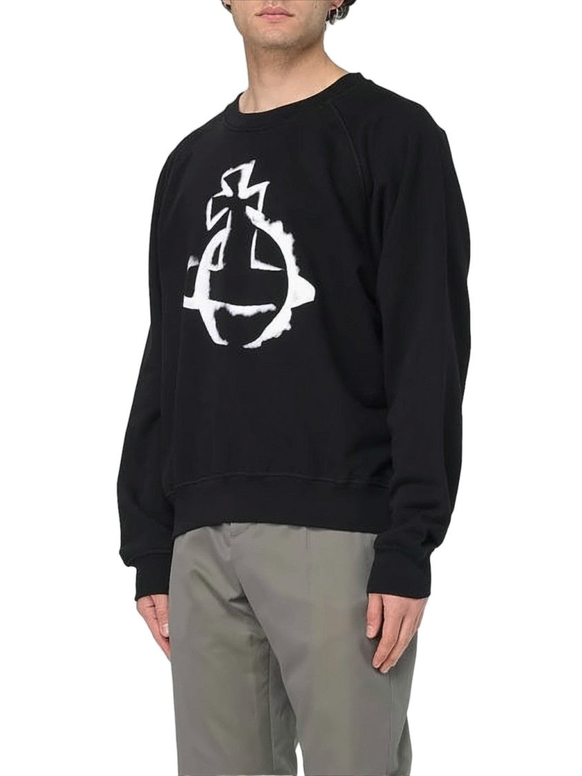 Vivienne Westwood Relaxed Fit Black Sweatshirt