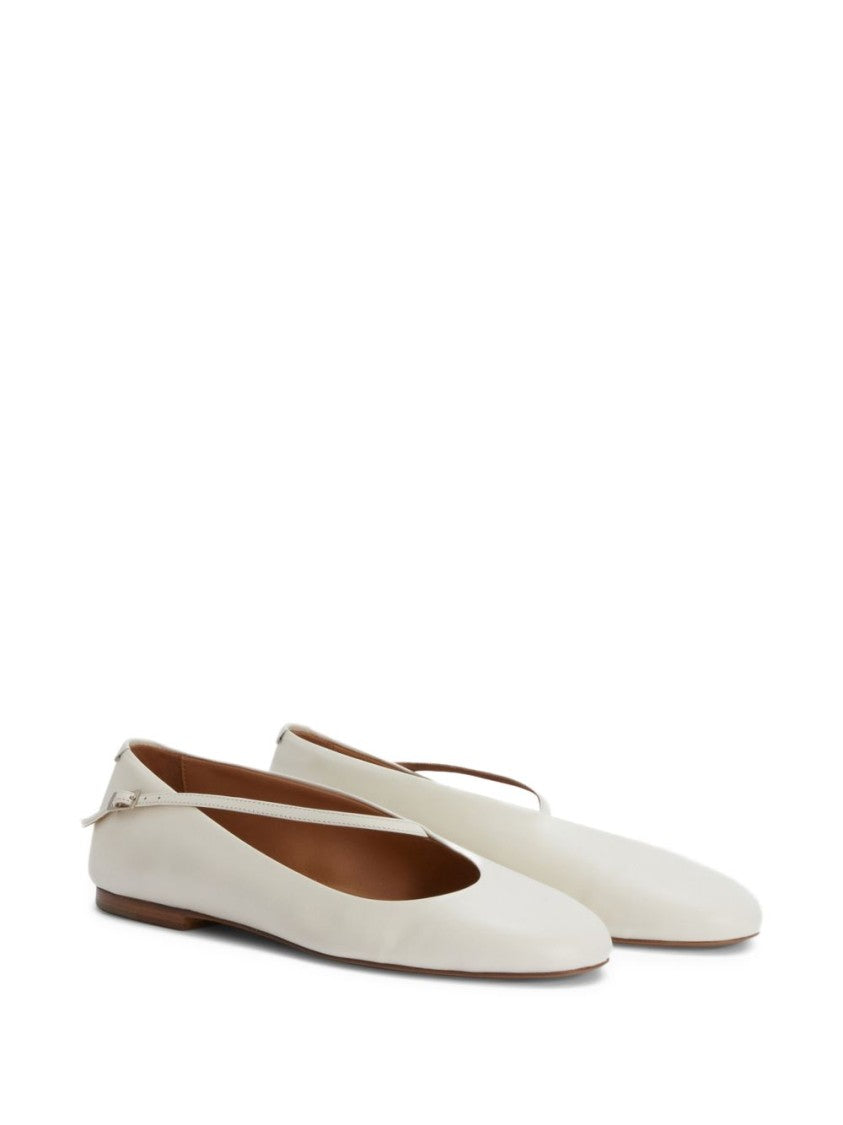 Jil Sander Pointed Toe Leather Flats