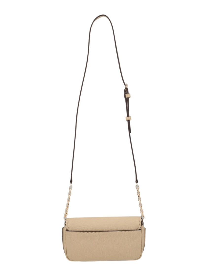 Michael Michael Kors Rectangular Leather Shoulder Bag With Gold-Tone Chain Strap