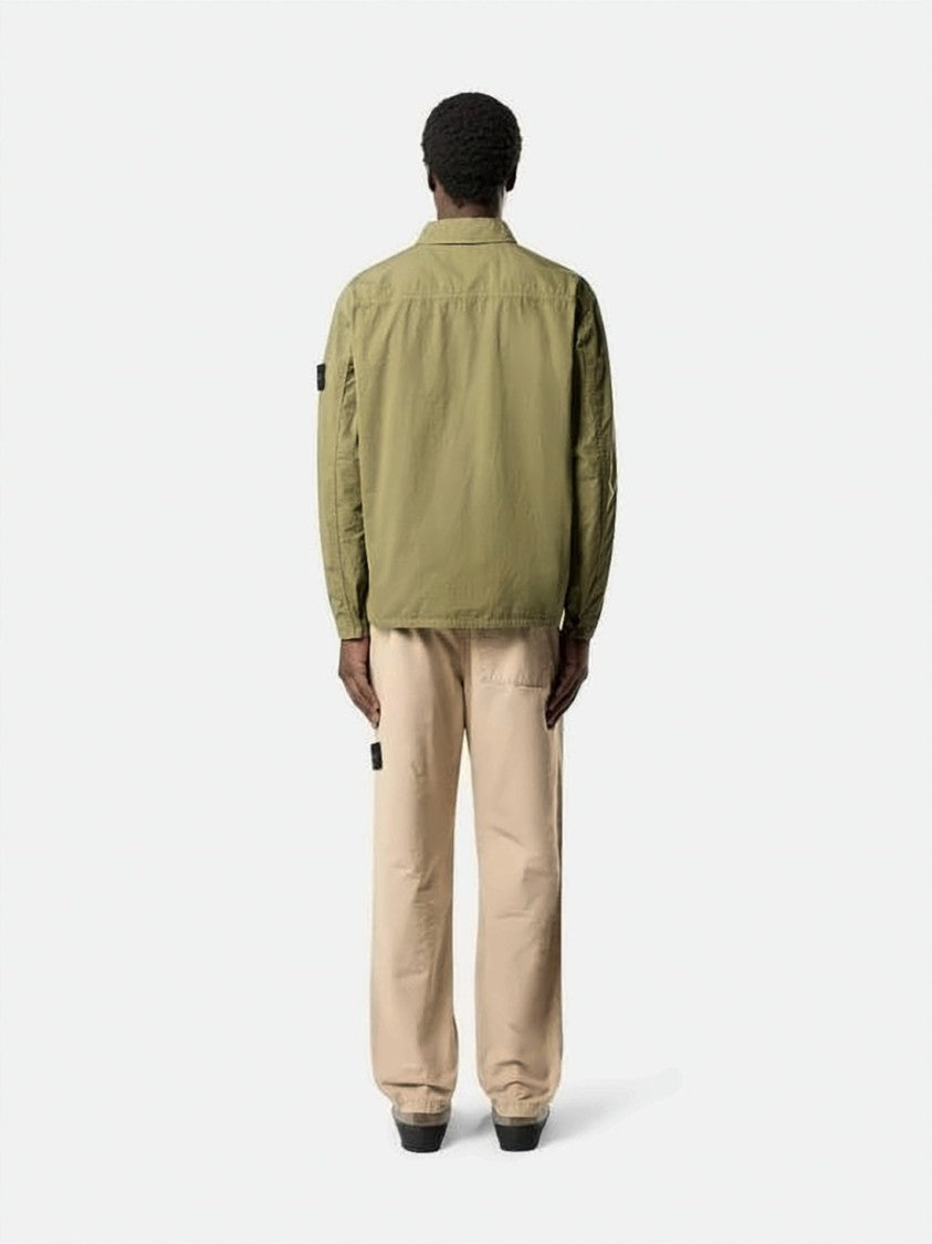 Stone Island Lightweight Green Cotton Jacket