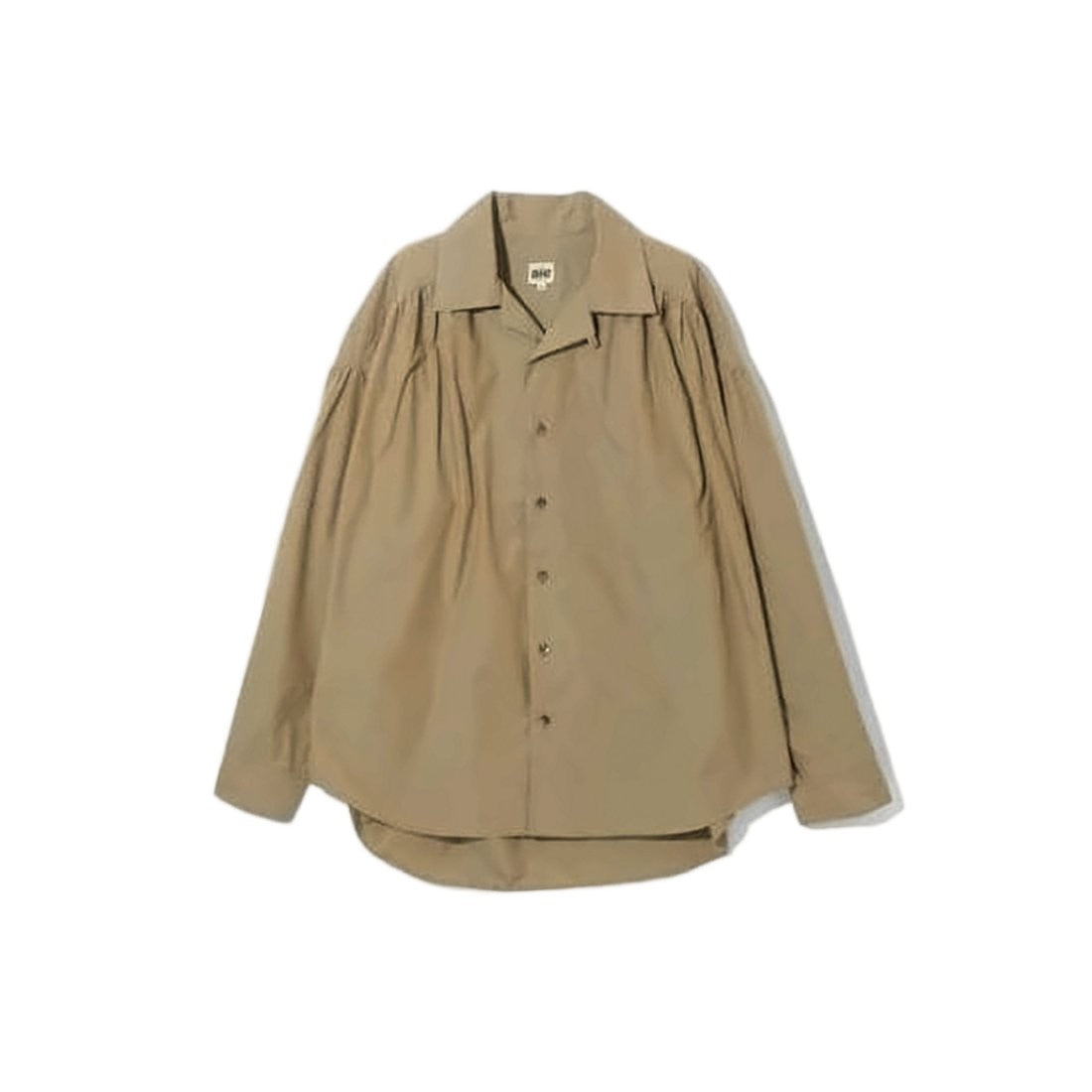 Aïe Long-Sleeve Relaxed-Fit Shirt With Gathered Shoulders