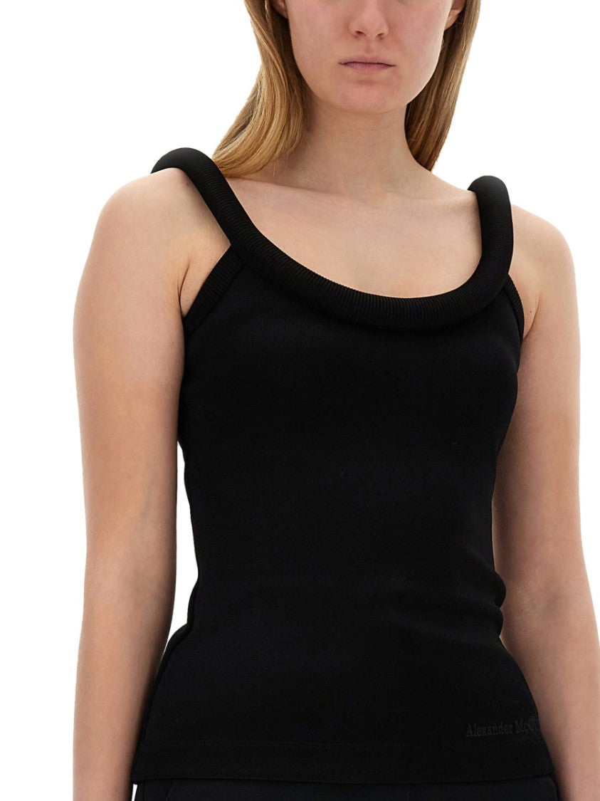 Alexander Mcqueen Tops With Logo