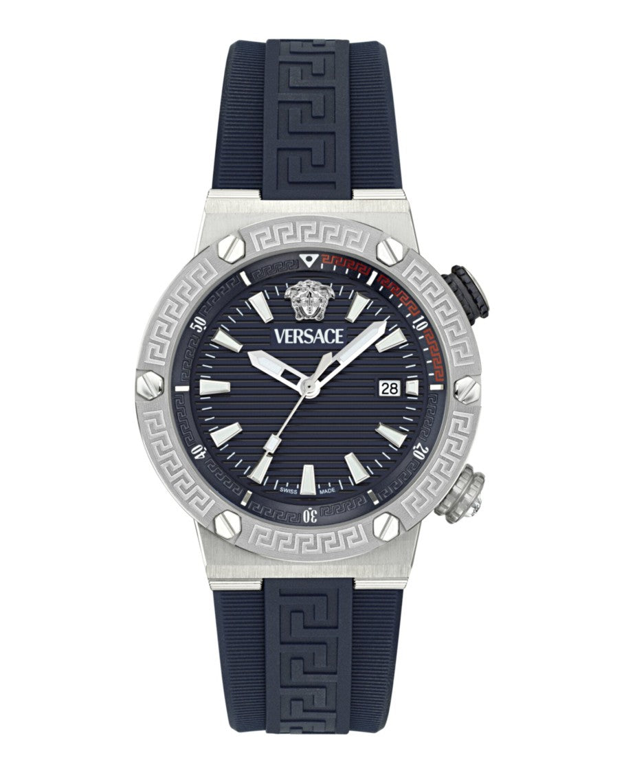 Versace Greca Logo Diver Recycled Pu Strap
