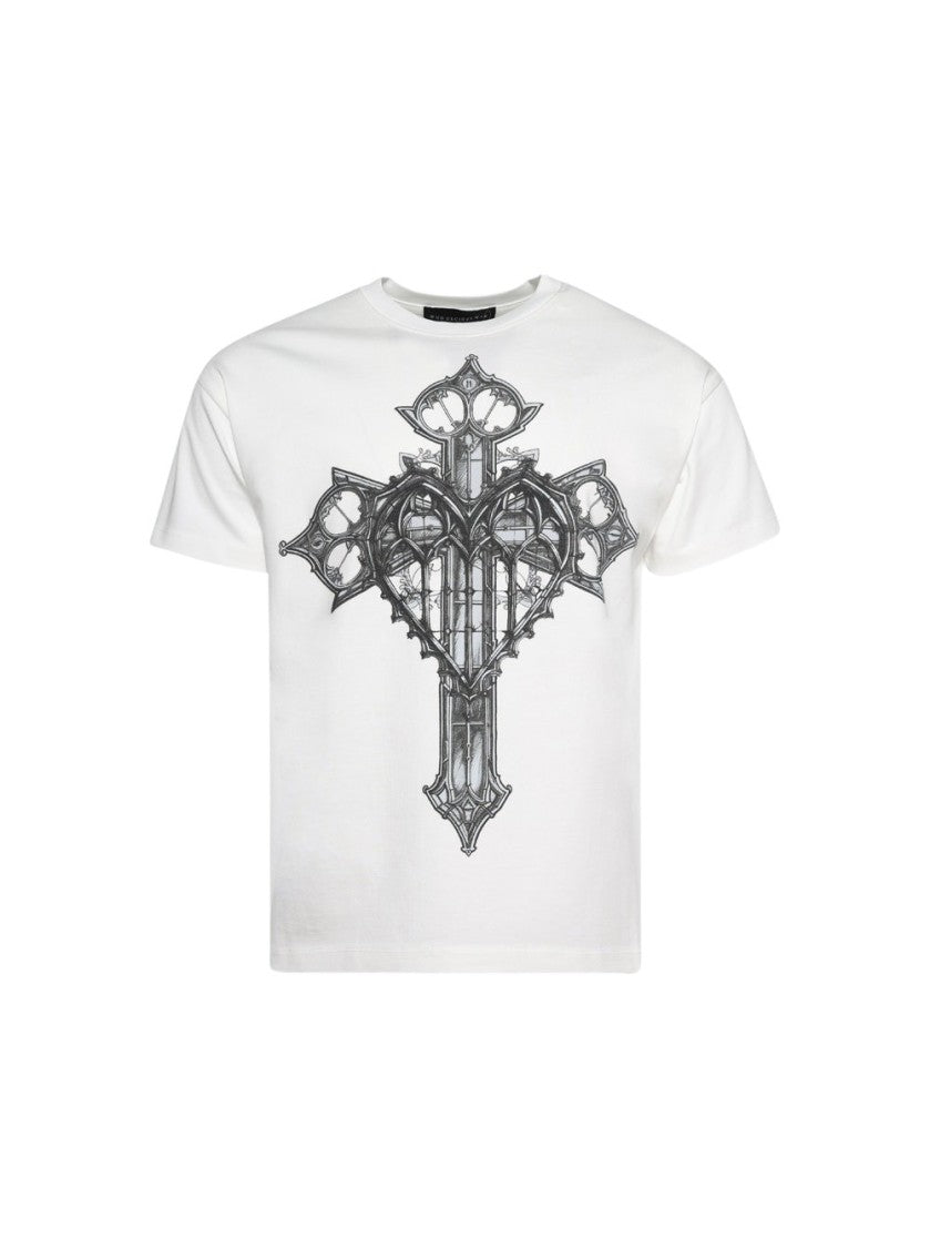 Who Decides War Crossed Heart Tee - Cloud