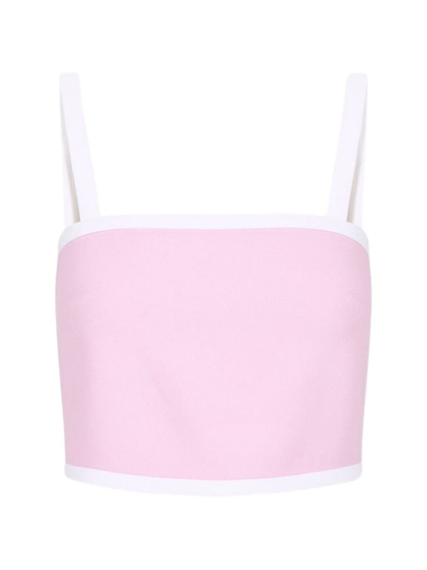 Iceberg Cropped Fit Pink Tank Top