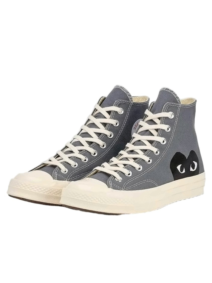 Comme Des Garçons High-Top Sneakers With Canvas Upper