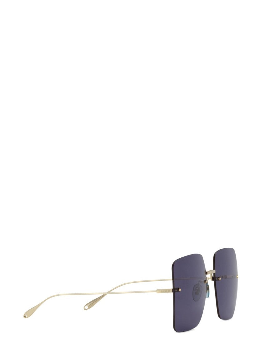 Gucci Bold Black Oversized Square Sunglasses