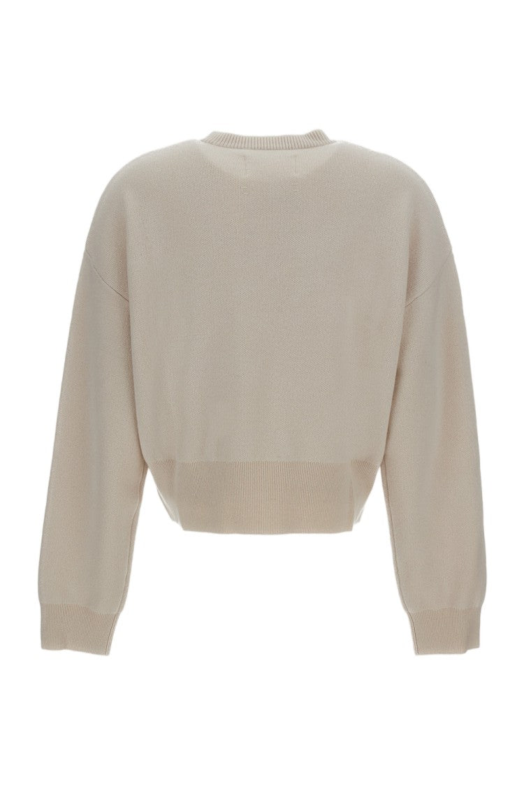 Extreme Cashmere Beige N.478 Xtra Fun Cashmere Zip Cardigan