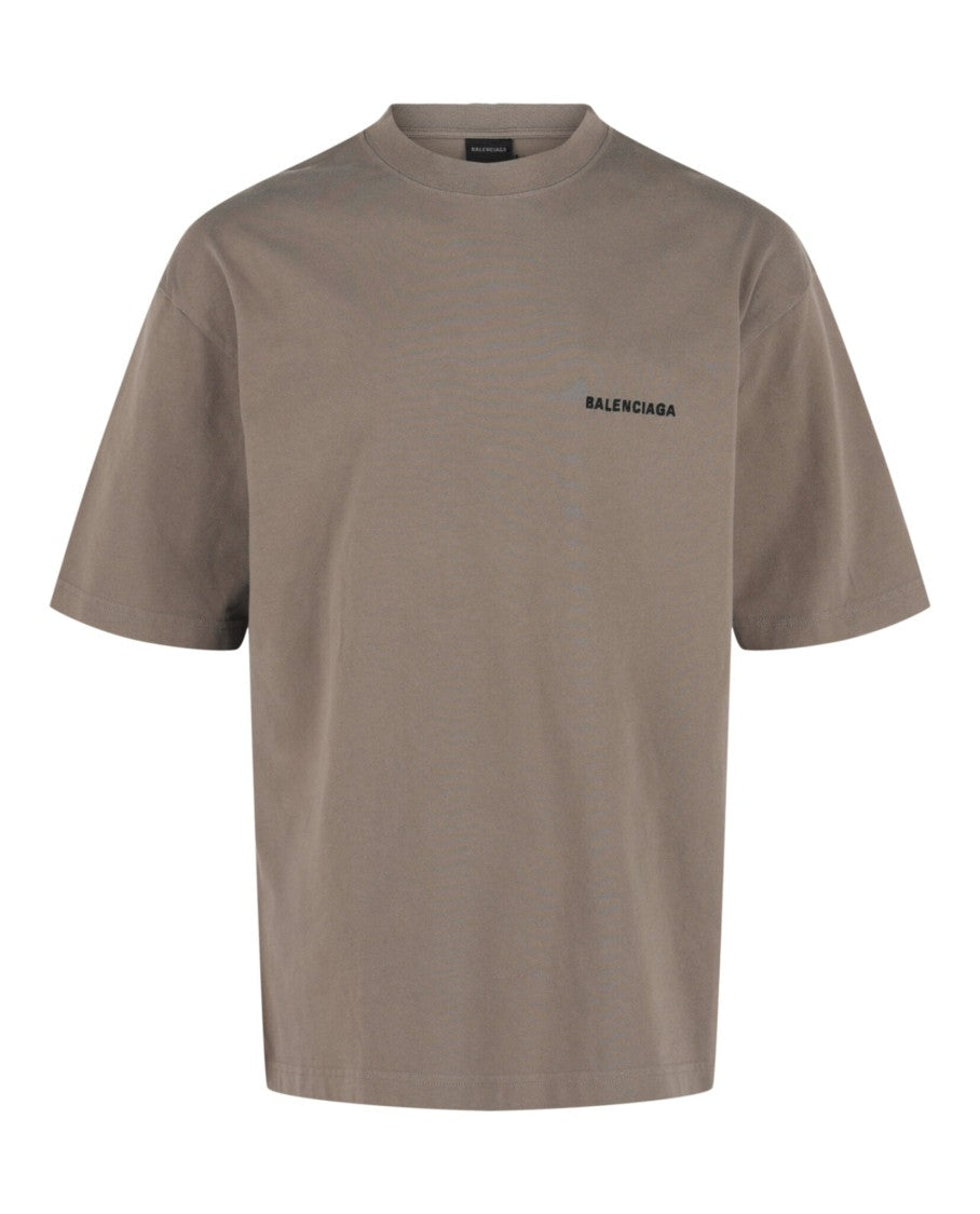 Balenciaga Embroidered Crewneck T-Shirt