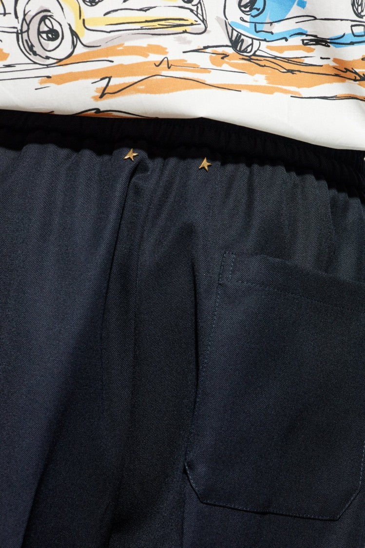 Golden Goose Jogging Pants In Compact Wool Blend
