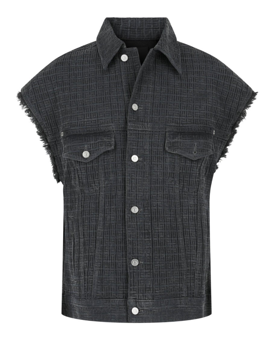 Givenchy Oversized 4G Denim Vest