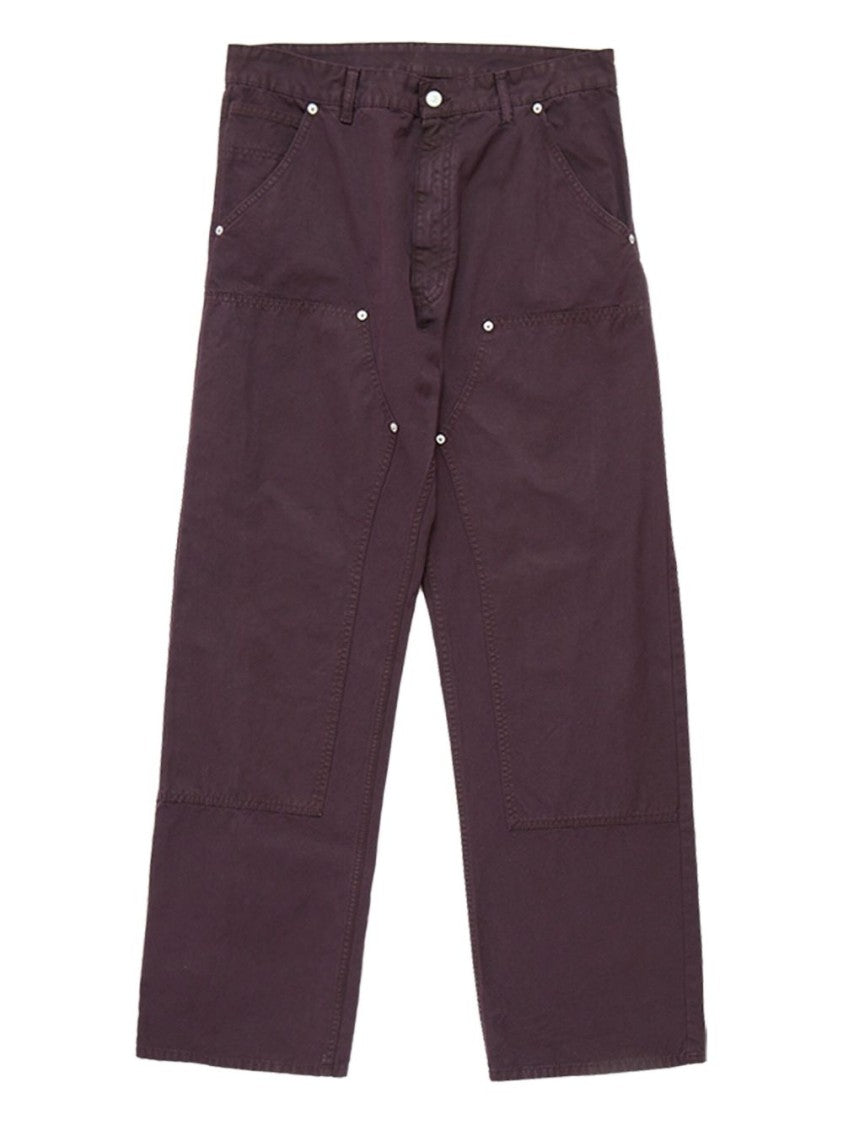 Mm6 By Maison Margiela Bordeaux Straight Leg Jeans