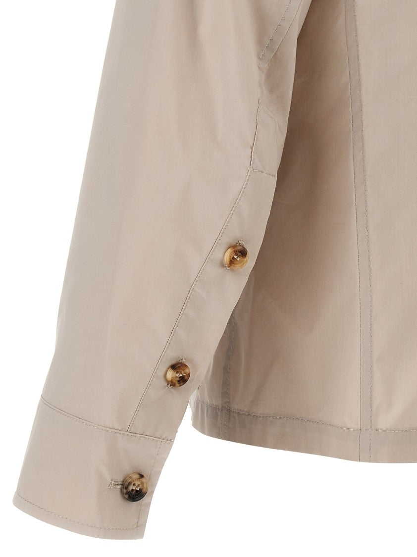 Brunello Cucinelli Saharan Jacket With Classic Shirt Collar