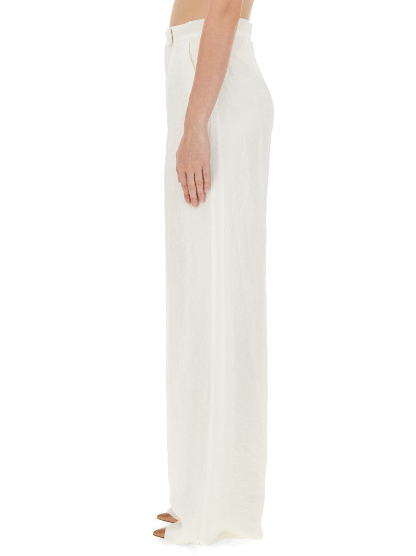 Max Mara Wide-Leg Acetate Pants With Flowing Silhouette