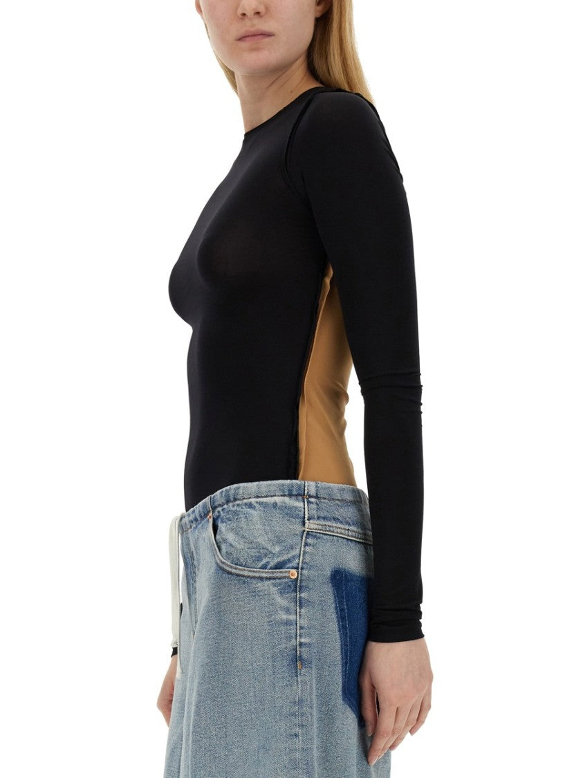 Mm6 By Maison Margiela Long-Sleeved Leotard