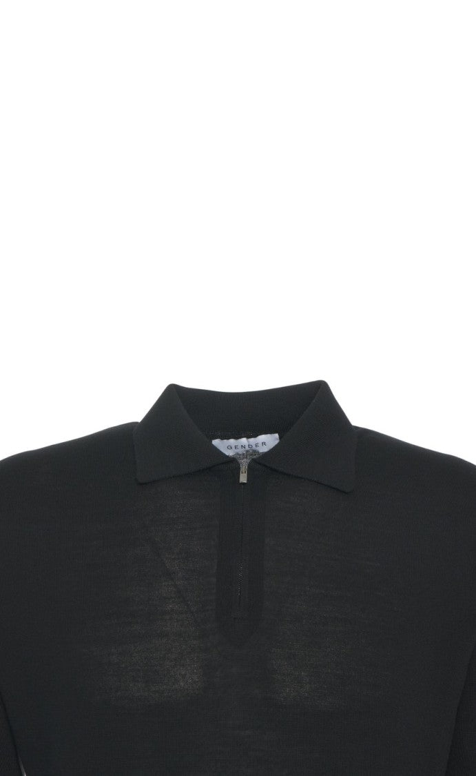 Gender Polo Collar Sweater